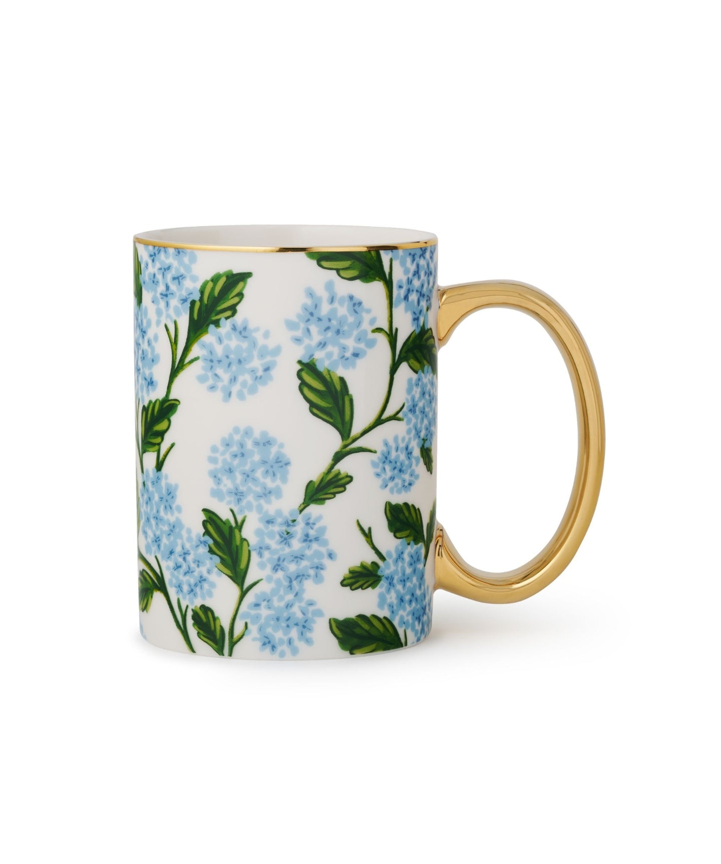 Hydrangea Porcelain Mug