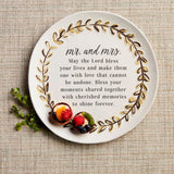 Mr. & Mrs. Blessing Plate