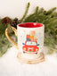 Christmas Pedestal Mug-Car