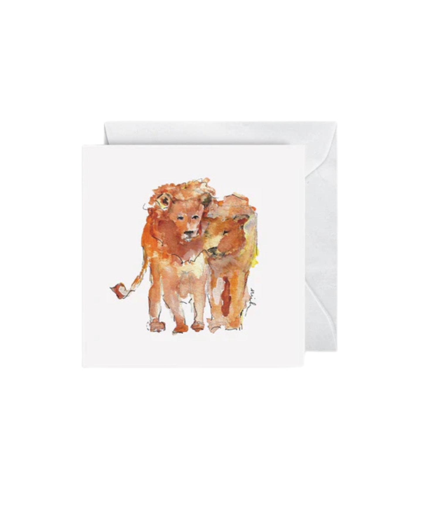 Gift Enclosure Card Lion