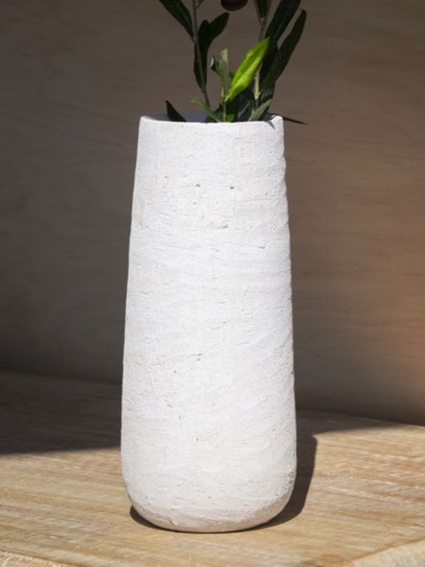 White Chalk Vase Large