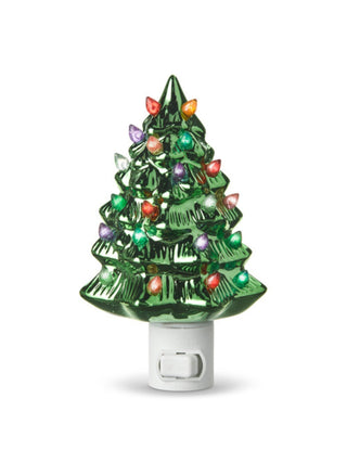 Vintage Tree Night Light Green 