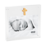 Gold Cross Acrylic Frame