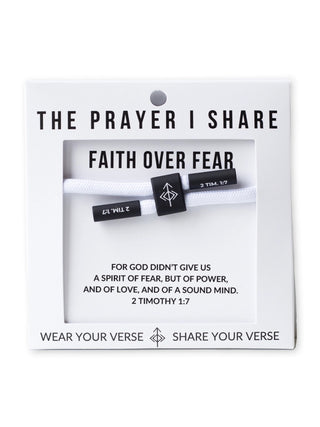 The Prayer I Share Cord Bracelets Faith Over Fear