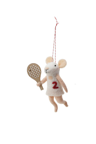 Sporty Mouse Ornament