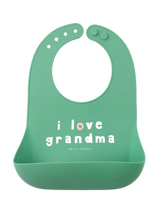 Silicone Wonder Bib I Love Grandma