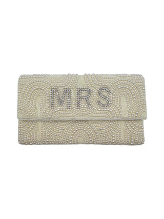 Mrs. Pearl Beaded Clutch