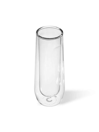 Corkcicle Flute Glass Double Pack Clear