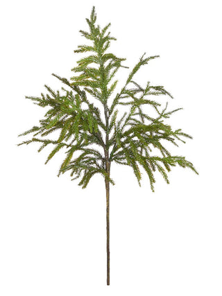 Glittered Norfolk Pine Spray  