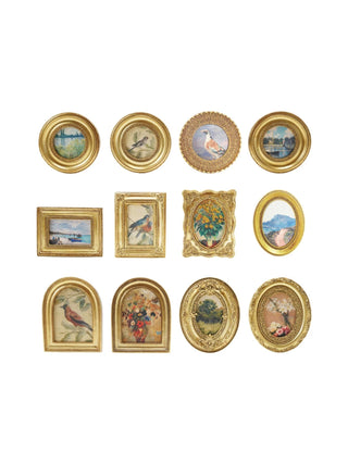 Gold Resin Mini Framed Art Magnet