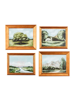 Gold Framed Landscape Art