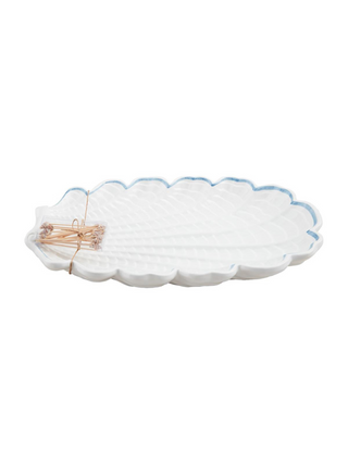 Seaside Ruffle Shell Platter