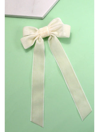 Long Velvet Ribbon Bow