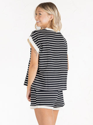 Striped Terry Top