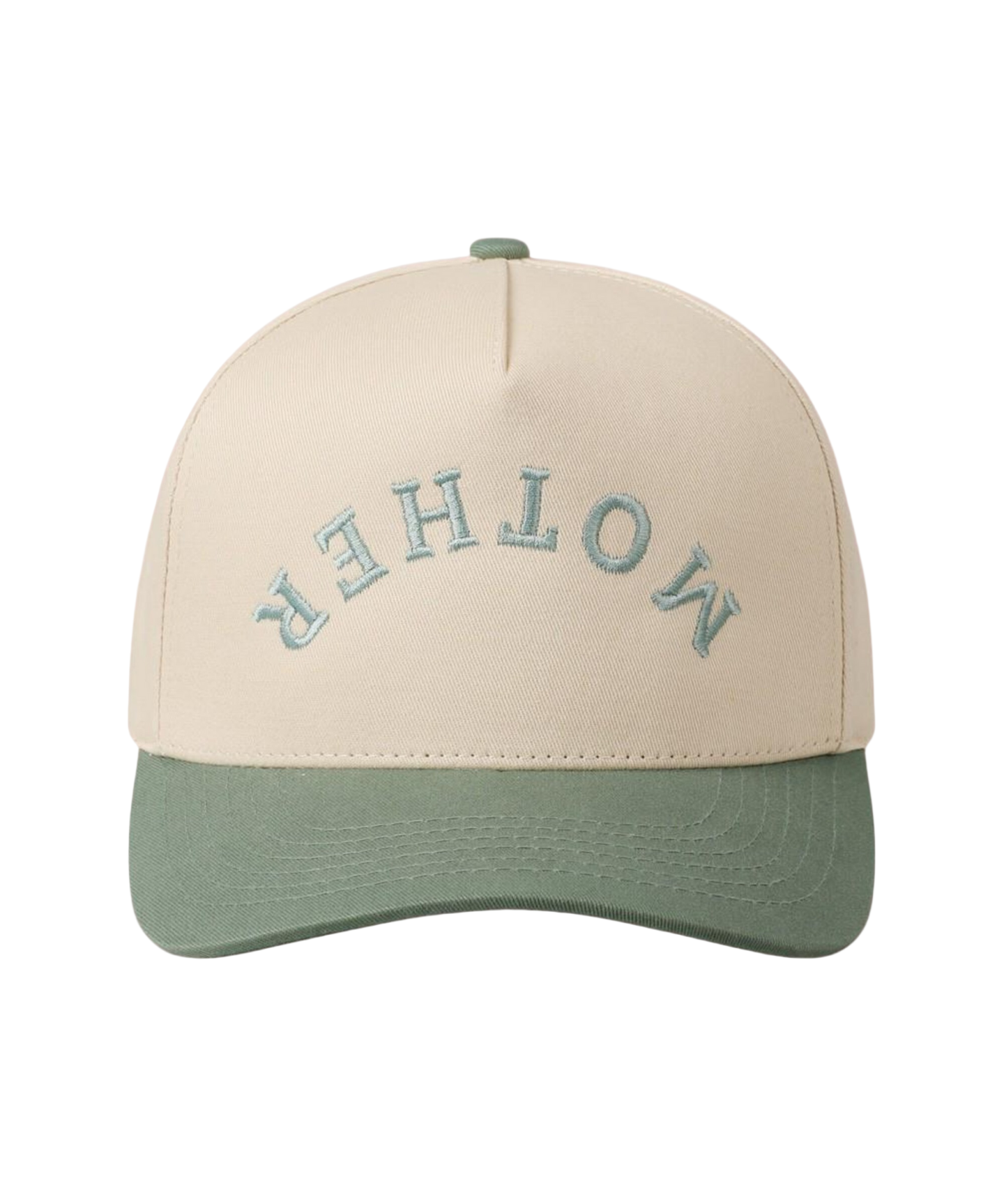Mother Embroidered Trucker Hat Green