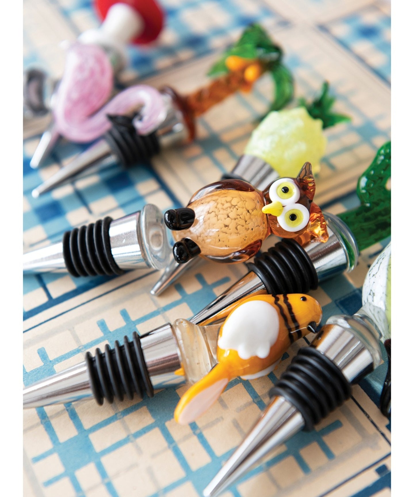 Glass Figure Wine Stopper