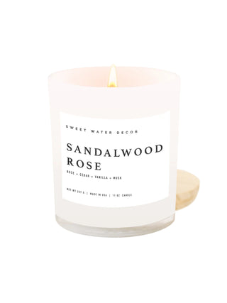 Sandalwood Rose - Soy Candle