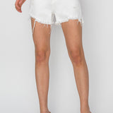 Button Down High Rise Shorts