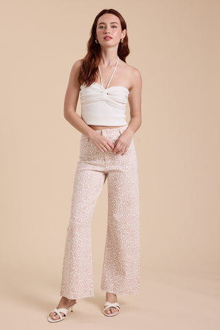Leopard Print Stretch Pants