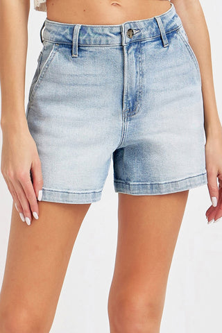 Finished Hem High Rise Shorts