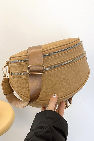 Leather Crossbody Chest Bum Bag