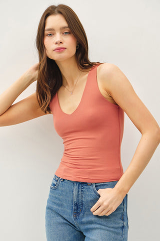 V Front and Back Tank Top