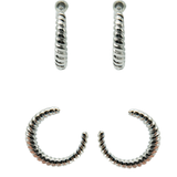 Textured Hoop Earrings