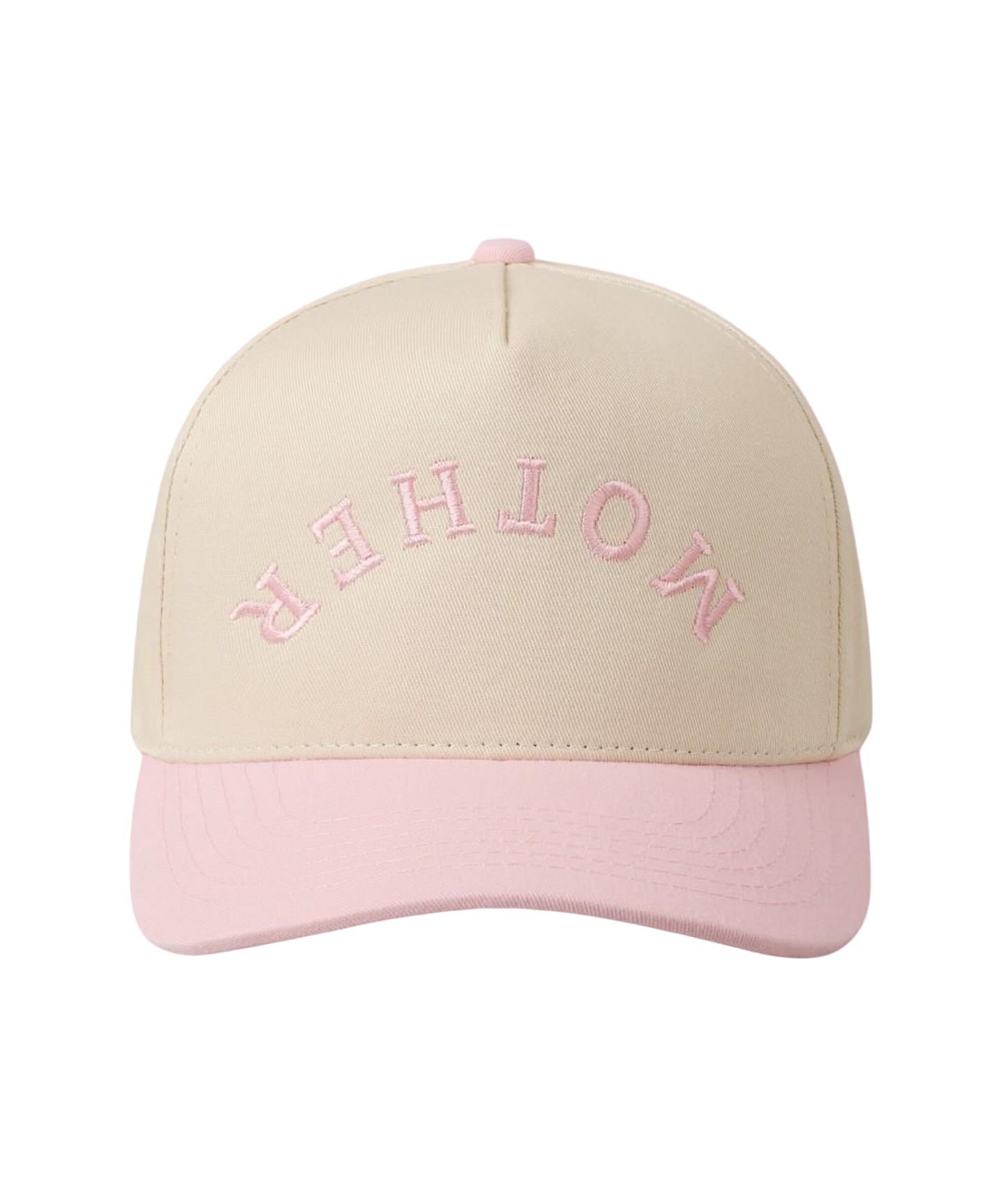 Mother Embroidered Trucker Hat Pink