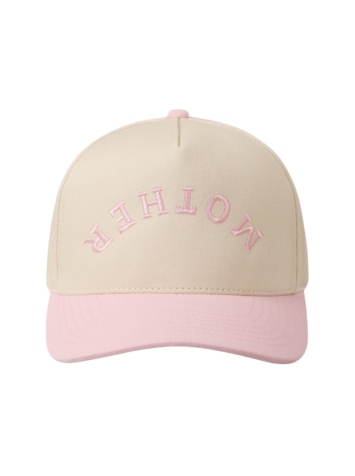 Mother Embroidered Trucker Hat Pink
