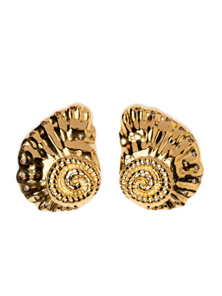 My Sister's Cottage | Waterproof | Nautilus Shell Earrings