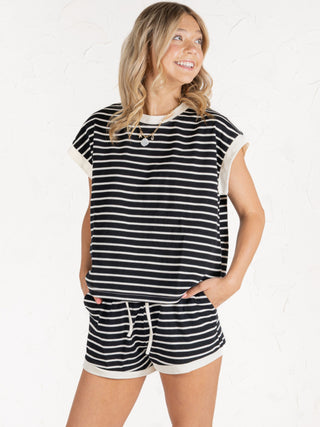 Striped Terry Top