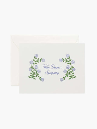 Hydrangea Sympathy Card