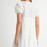 Eyelet Lace Mini Dress (detail view 3)