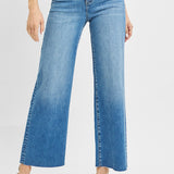 High-Rise Wide Leg Denim Jeans