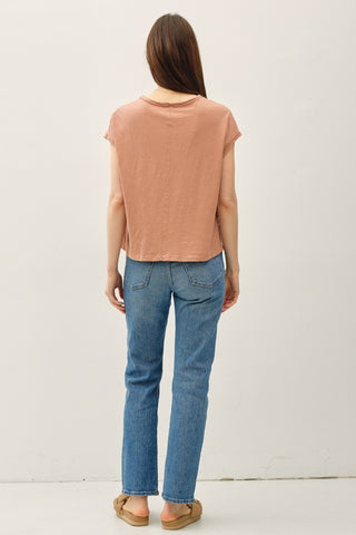Exposed Seam Boxy Top