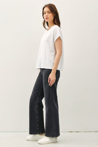 Exposed Seam Boxy Top