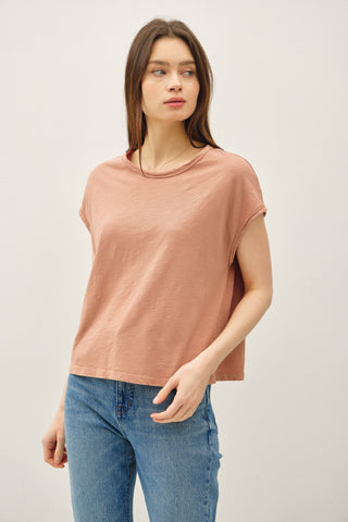 Exposed Seam Boxy Top