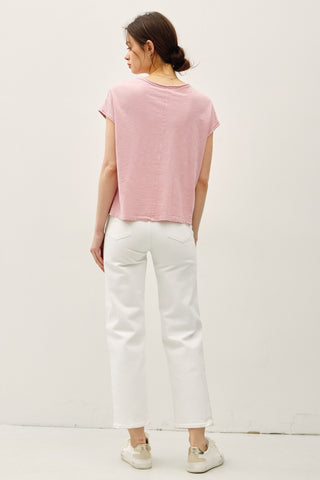 Exposed Seam Boxy Top