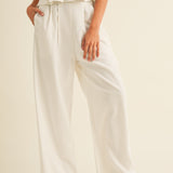 Wide Leg Linen Pant