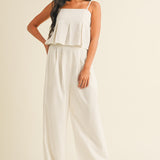 Wide Leg Linen Pant