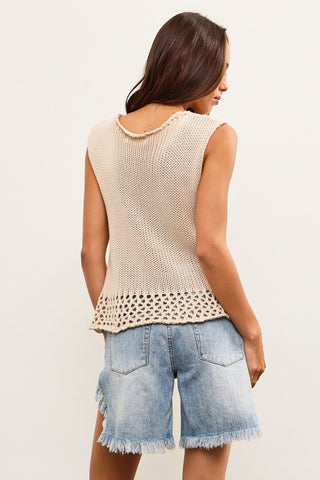 Crochet Sleeveless Top