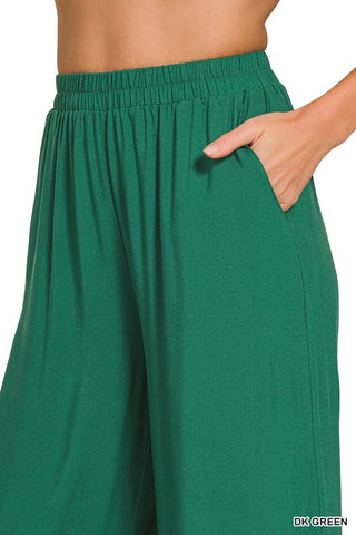 Relaxed Wide Leg Pants