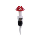 Glass Figure Wine Stopper Mushroom