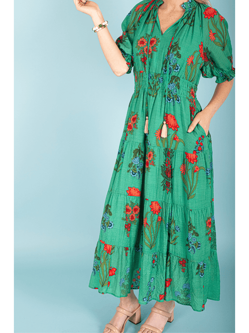 Emerald Bloom Dress