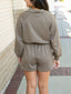 Half Zip Romper