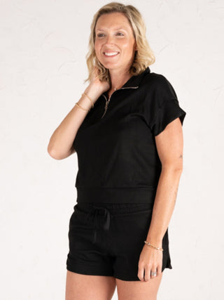 Double Soft Loungewear Black