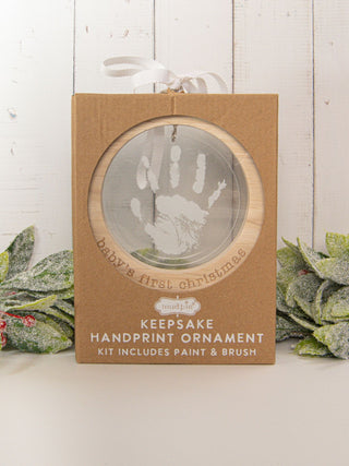 First Christmas Handprint Ornament