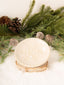 White Christmas Tidbit Plates-Snowflake