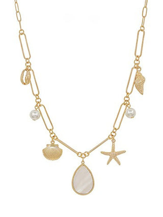 Sealife Single Station Charm Necklace