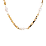 My Sister's Cottage | Waterproof | Freshwater Cultured Pearl Link Necklace